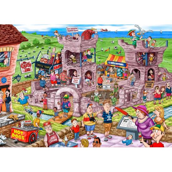 Puzzle Jumbo Castelo do Século XIV 1000 Peças