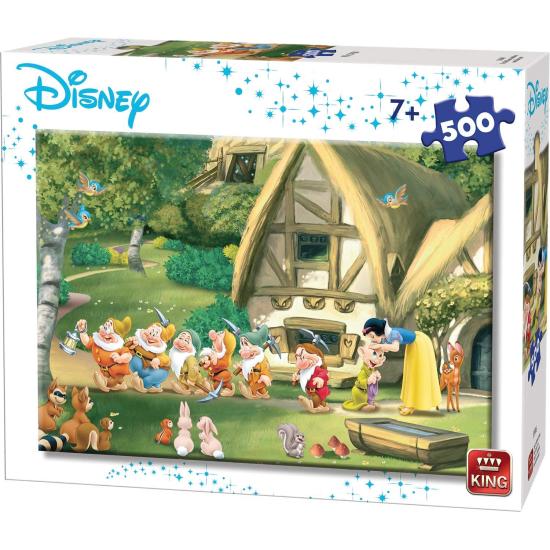 Puzzle King Branca de Neve e os Sete Anões de 500 Pzs