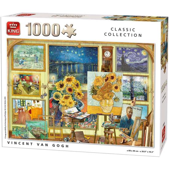 Puzzle King Classics Collection Vincent Van Gogh 1.000 unidades Puzzle King Classics Collection Vincent Van Gogh 1.000 unidades