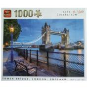 Puzzle King à noite na Tower Bridge 1000 peças