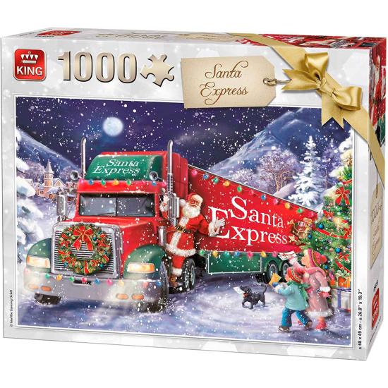 Puzzle King The Santa Claus Express 1000 Peças