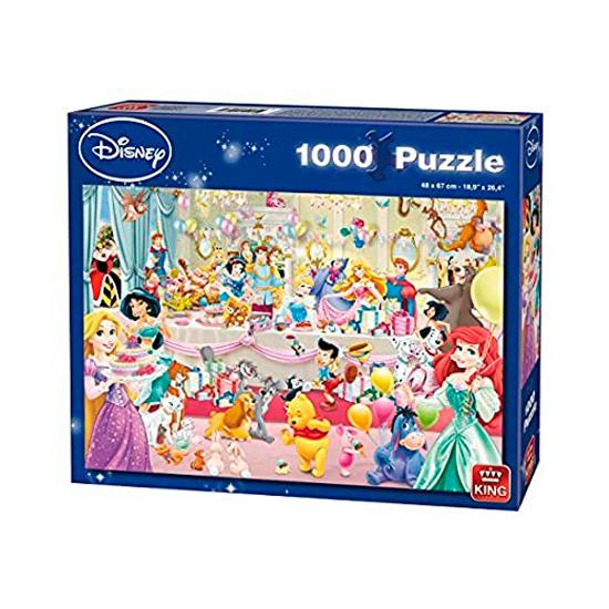 Puzzle King Feliz Aniversário Disney 1000 Peças
