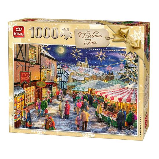 Puzzle King Christmas Fair 1000 peças