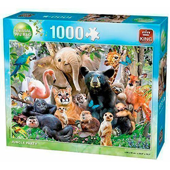 Puzzle King Jungle Party 1000 peças