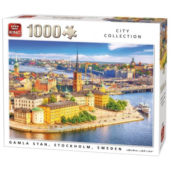 Puzzle King Gamla Stan, Estocolmo 1000 Peças