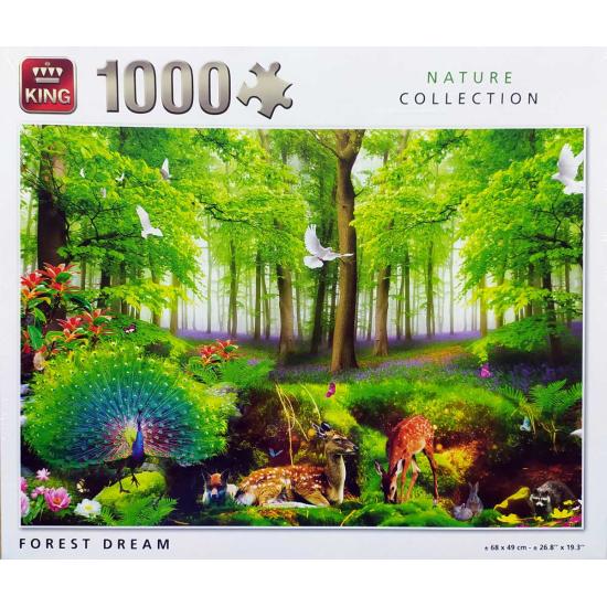 Puzzle King Forest Dream de 1000 peças