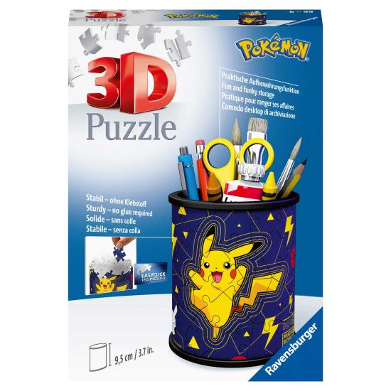 Puzzle de Lápis 3D Ravensburger Pokemon de 57 peças