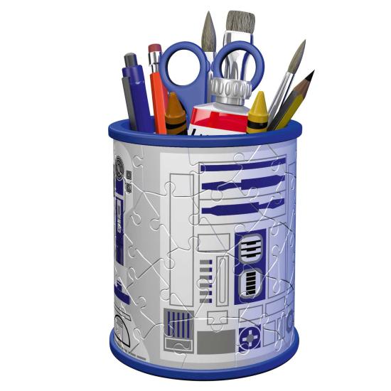 Puzzle de Lápis 3D Ravensburger Star Wars R2D2 de 57 peças