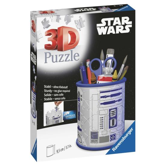 Puzzle de Lápis 3D Ravensburger Star Wars R2D2 de 57 peças