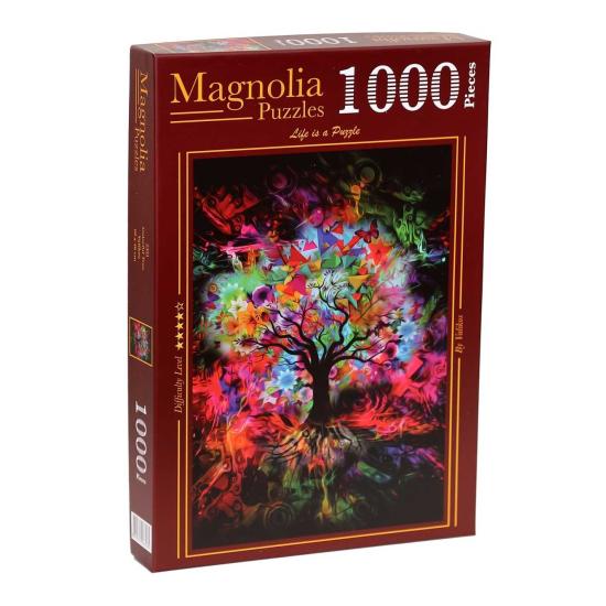 Puzzle Magnolia Árvore de Cor de 1000 peças