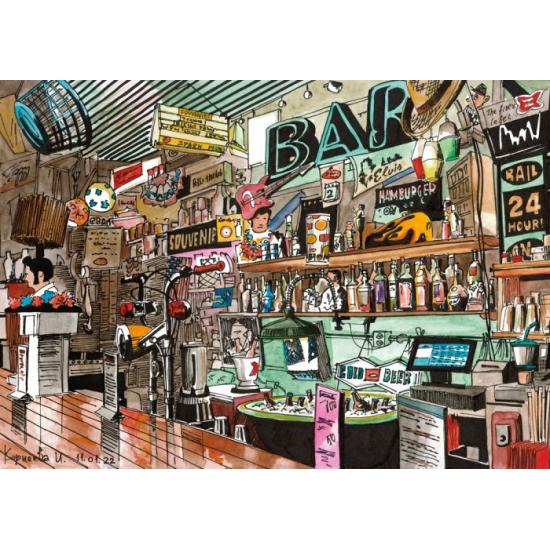 Puzzle Magnolia Bar de 1000 peças