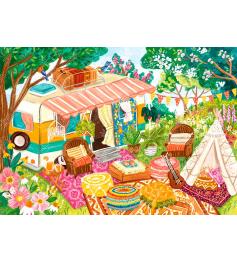 Puzzle Magnolia Boho Camper Vans de 1000 peças