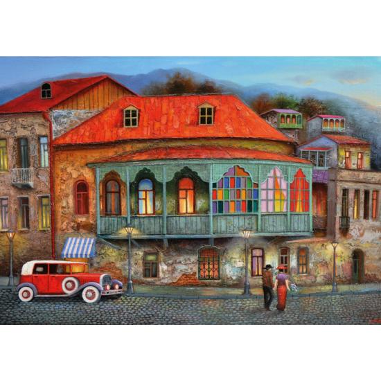 Puzzle Magnolia Street of Old Tbilisi 1000 Pieces