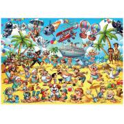 Puzzle Magnolia Caos Na Praia de 1000 peças