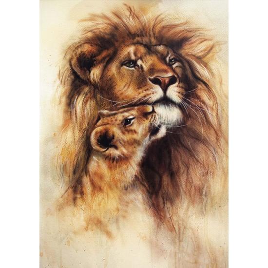 Puzzle Magnolia O Leão e o Bebê 1000 Peças