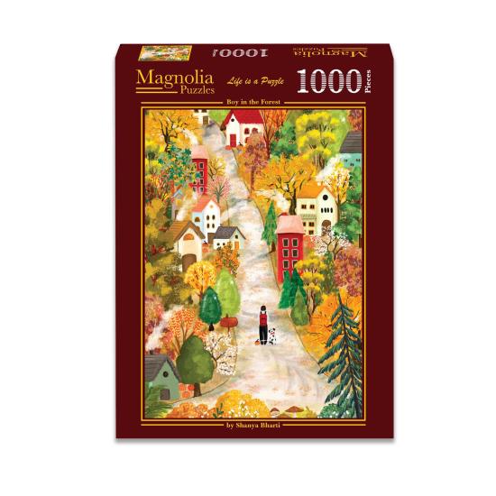 Puzzle Magnolia Menino Na Floresta de 1000 peças
