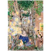 Puzzle Magnolia Na Floresta Dos Livros de 1000 peças