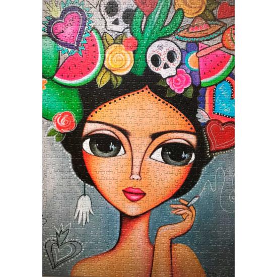 Puzzle Magnolia Frida de 1000 peças