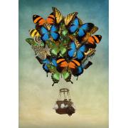 Puzzle Magnolia Balão Borboleta 1000 Peças