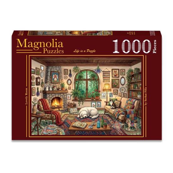 Puzzle Magnolia Quarto Encantador de 1000 peças