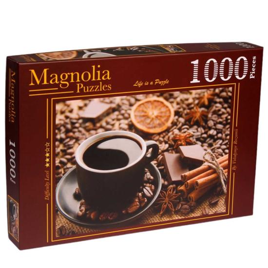 Puzzle Magnolia Coffee Time 1000 peças