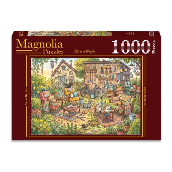 Puzzle Magnolia Jardim Doce de 1000 peças