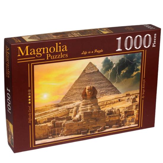Puzzle Magnolia A Pirâmide de Khafre e A Esfinge de 1000 Pzs