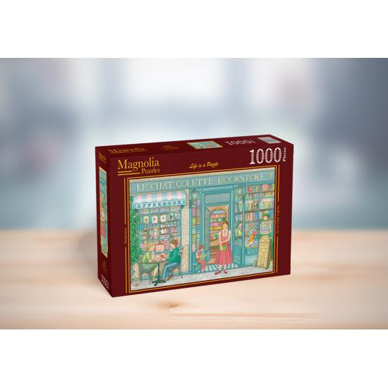 Puzzle Magnolia Livraria de 1000 peças
