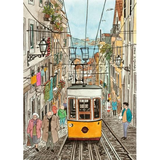 Puzzle Magnolia Lisboa de 1000 peças