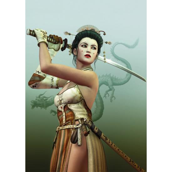 Puzzle Magnolia pronto para lutar de 1000 peças