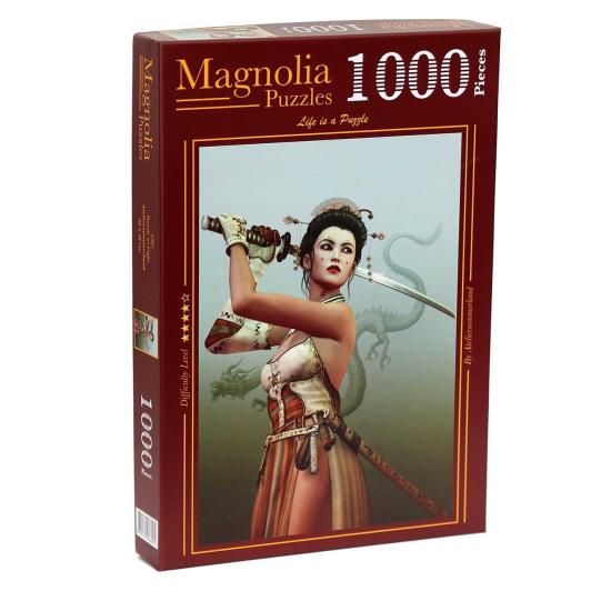 Puzzle Magnolia pronto para lutar de 1000 peças
