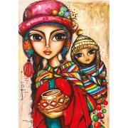 Puzzle Magnolia Mãe E Filha de 1000 peças