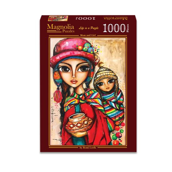 Puzzle Magnolia Mãe E Filha de 1000 peças