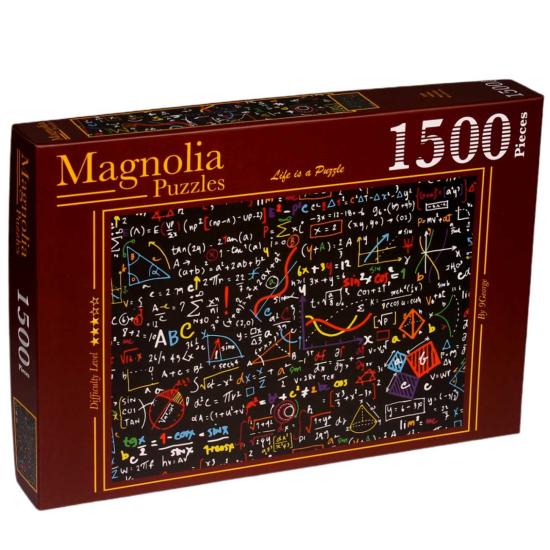 Puzzle Magnolia Matemático Colorida de 1500 peças