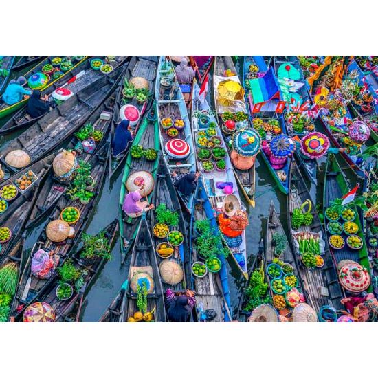 Puzzle Magnolia Floating Market MINI 1500 Peças