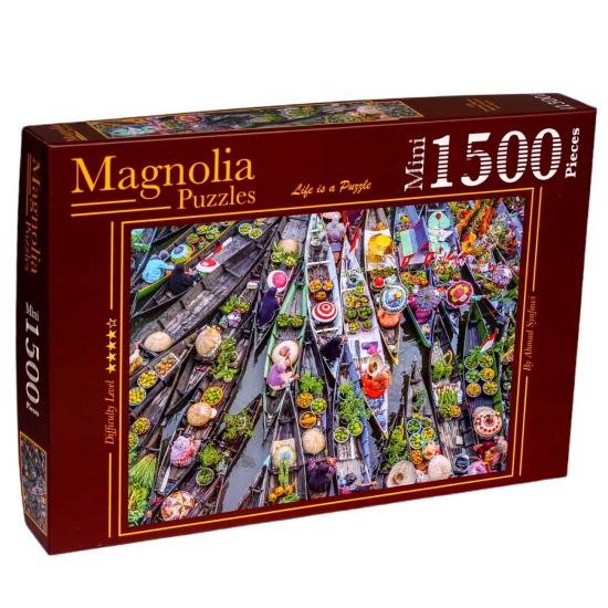 Puzzle Magnolia Floating Market MINI 1500 Peças