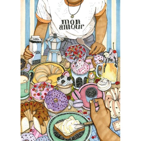 Puzzle Magnolia Meu Amor de 1000 peças