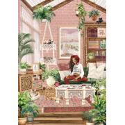 Puzzle Magnolia A Minha Sala de Puzzle de 1000 peças