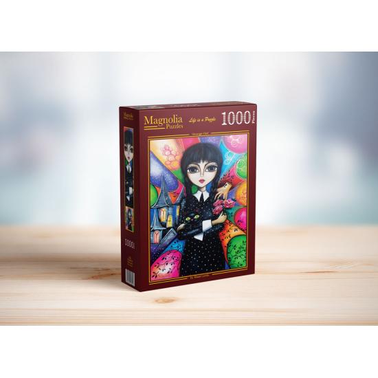 Puzzle Magnolia Wednesday Adams de 1000 peças Puzzle Magnolia Wednesday Adams de 1000 peças