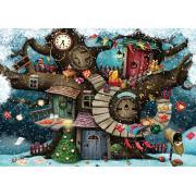 Puzzle Magnolia Natal na Floresta MINI 1500 Peças