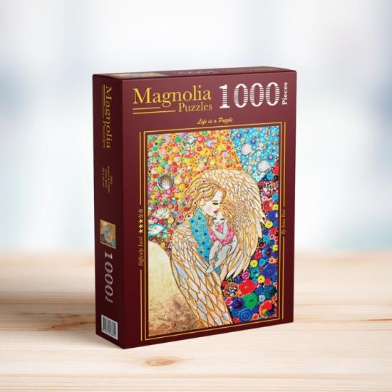 Puzzle Magnolia Anjo E Criança de 1000 peças