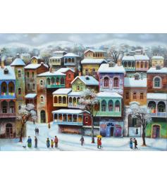 Puzzle Magnolia Snow em Old Tbilisi 1000 Pieces
