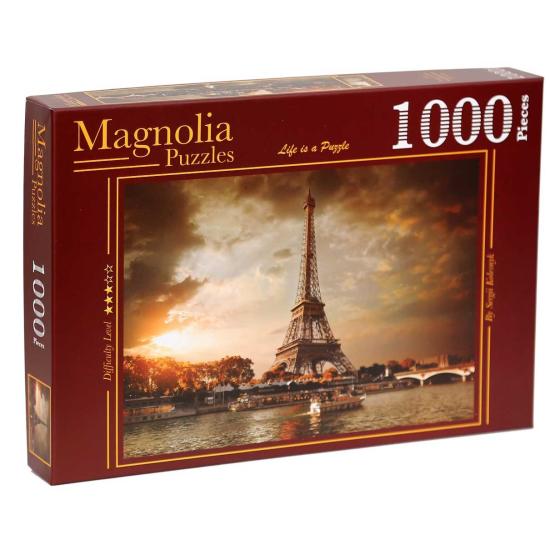 Puzzle Magnolia nuvens  sobre Paris de 1000 peças