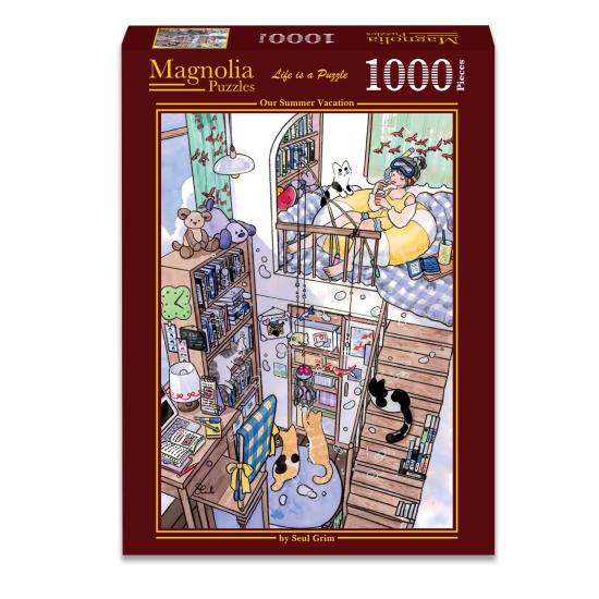 Puzzle Magnolia Nossas Férias De Verão de 1000 peças