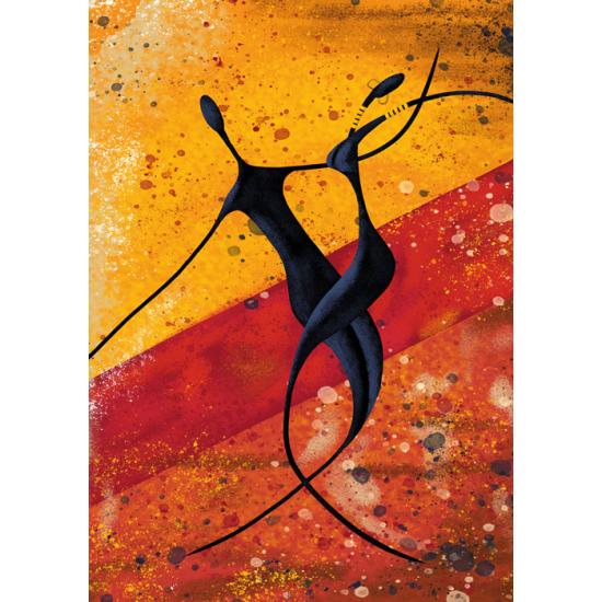 Puzzle Magnolia Casal Africano 1000 Peças