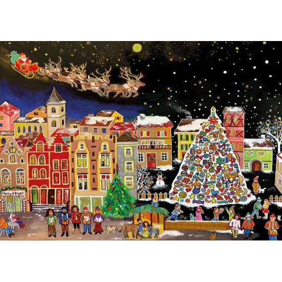 Puzzle Magnolia Época de Natal de 1000 peças