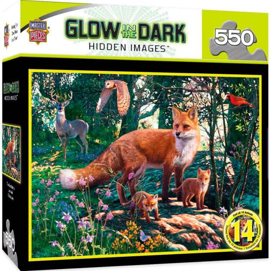 Puzzle MasterPieces Animais da Floresta de 550 Peças