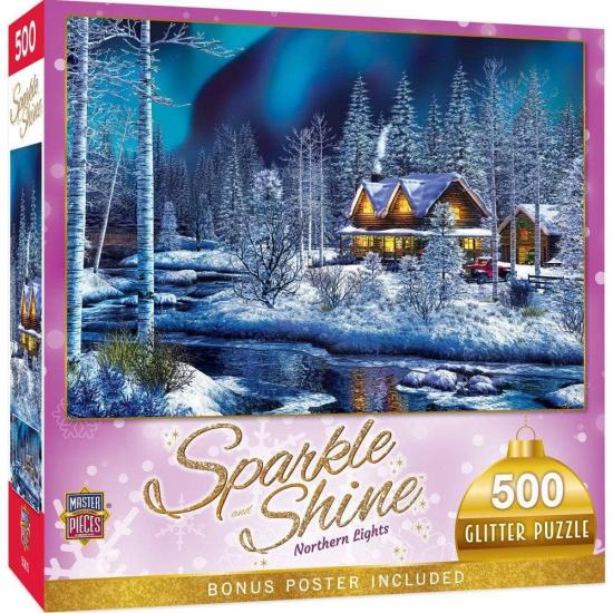 Puzzle MasterPieces Aurora Boreal 500 peças