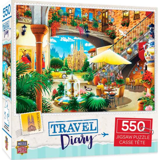Peças Mestre de Puzzle Barcelona 550 Peças Peças Mestre de Puzzle Barcelona 550 Peças