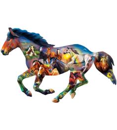 Puzzle de 1.000 peças Cavalo Selvagem MasterPieces